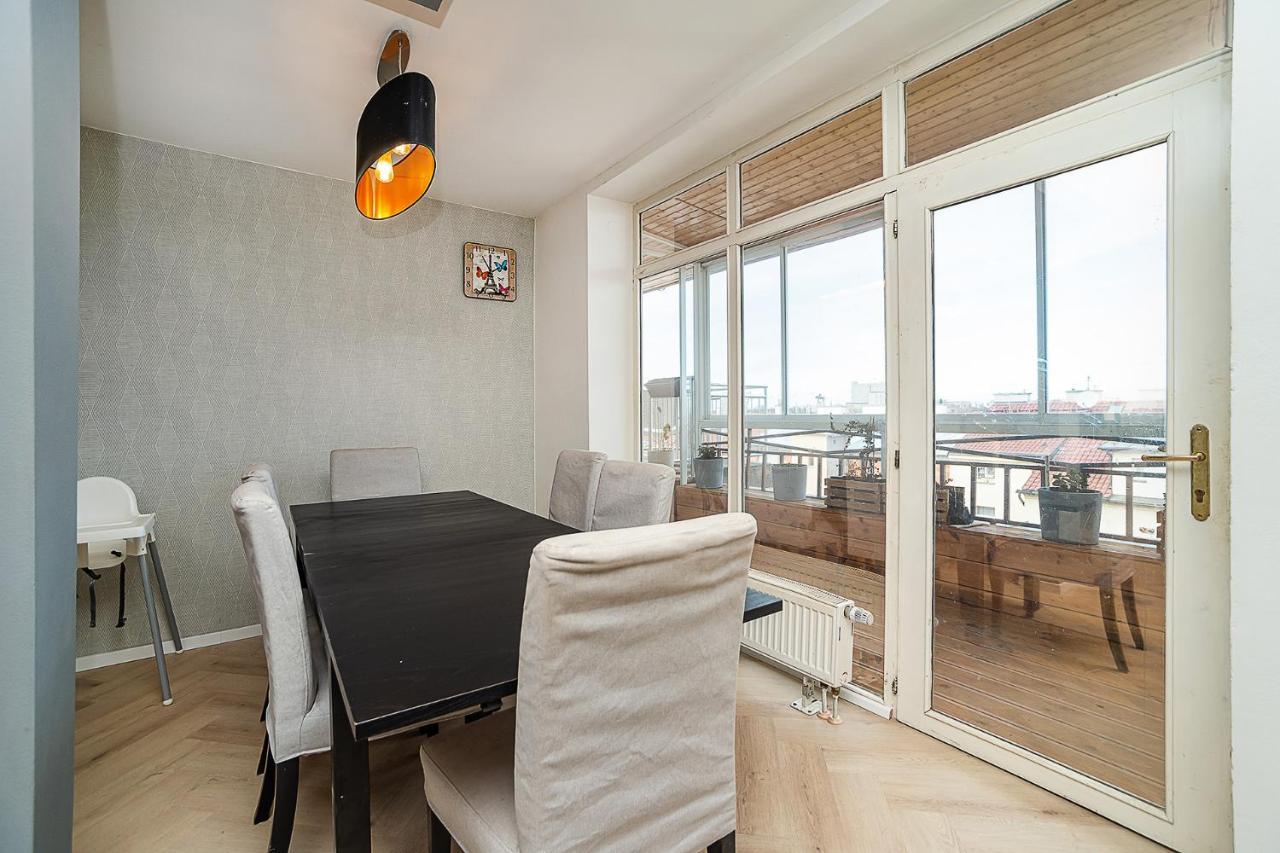 Big 4-Bedroom Flat, Terrace With Great Vitkov View Praag Buitenkant foto