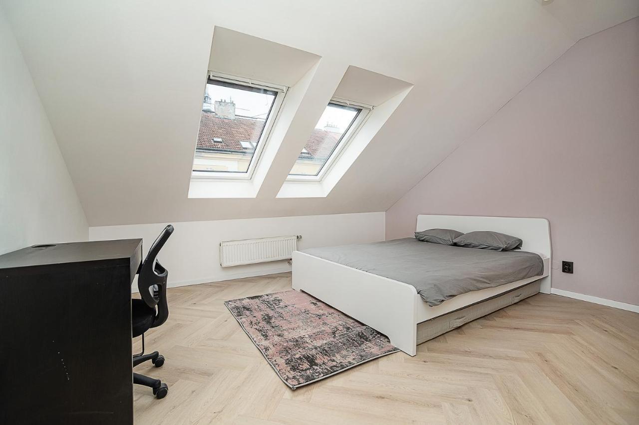 Big 4-Bedroom Flat, Terrace With Great Vitkov View Praag Buitenkant foto