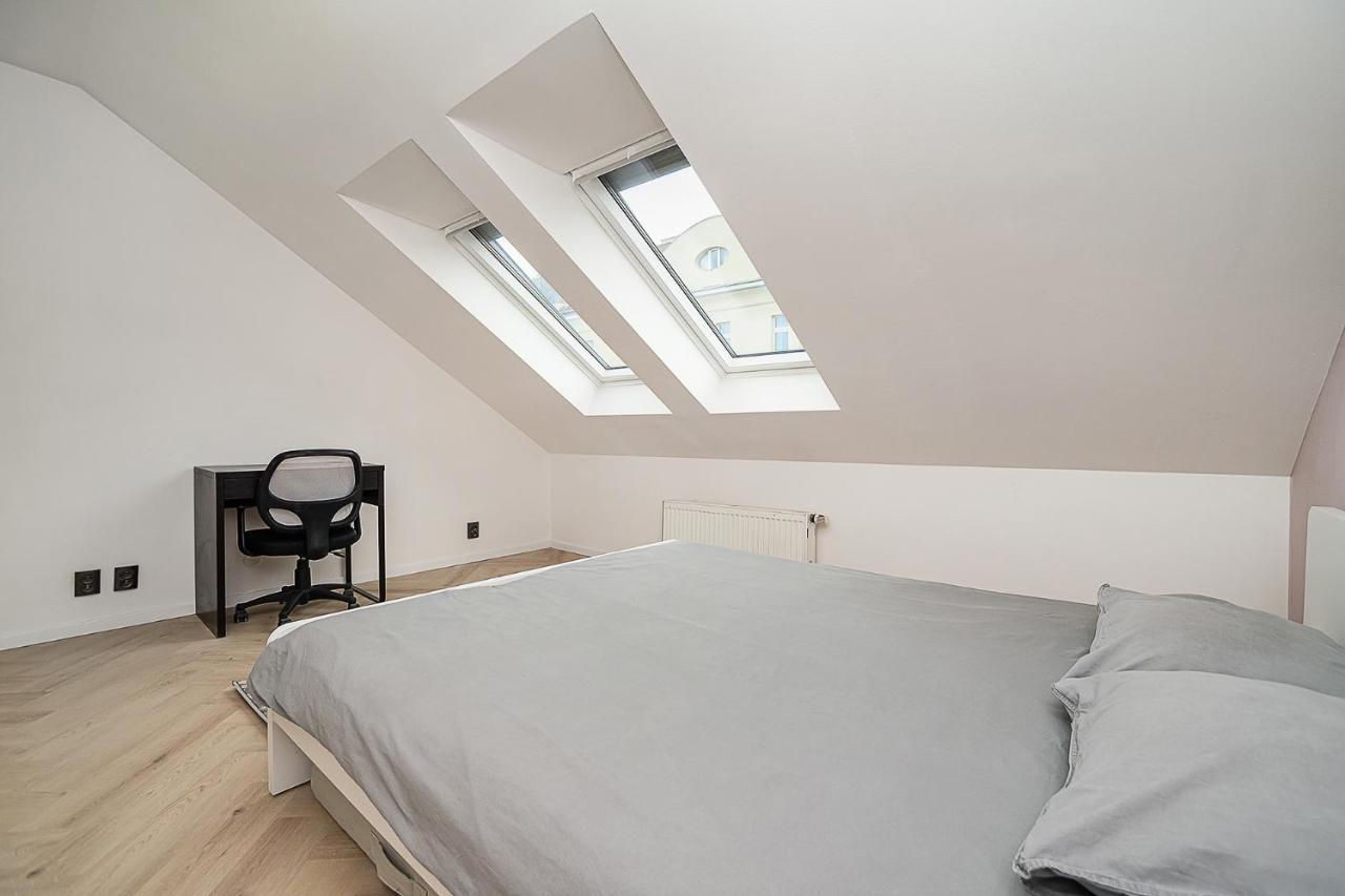 Big 4-Bedroom Flat, Terrace With Great Vitkov View Praag Buitenkant foto